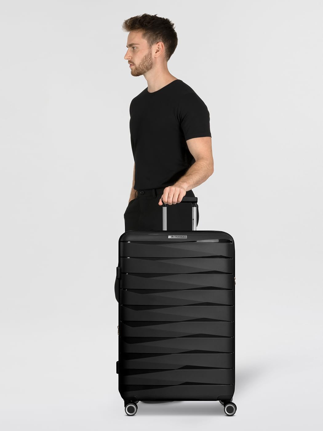 Franky Check-in Koffer für Damen und Herren | grosser XL Trolley 49 x 28 x 74 cm aus hochwertigem, l
