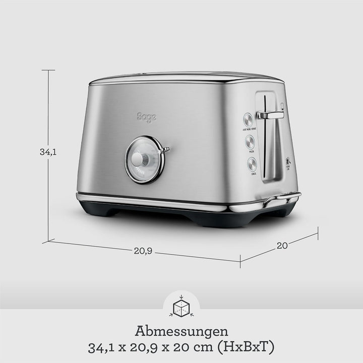 Sage - Toast Select Luxe - 2-Scheiben-Toaster mit LED-Countdown-Anzeige - Zwetschgenblau, Zwetschgen