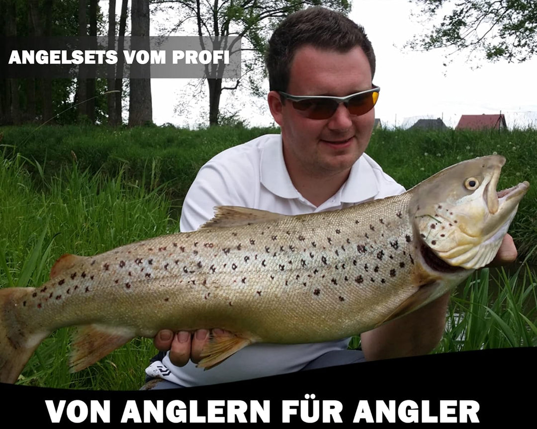 Angel-Berger Angelset Forelle mit Tasche und Zubehör