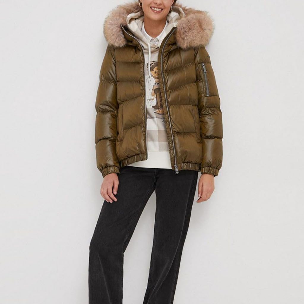 Geox Damen W Backsie Jacket 52 DARK OLIVE, 52 DARK OLIVE