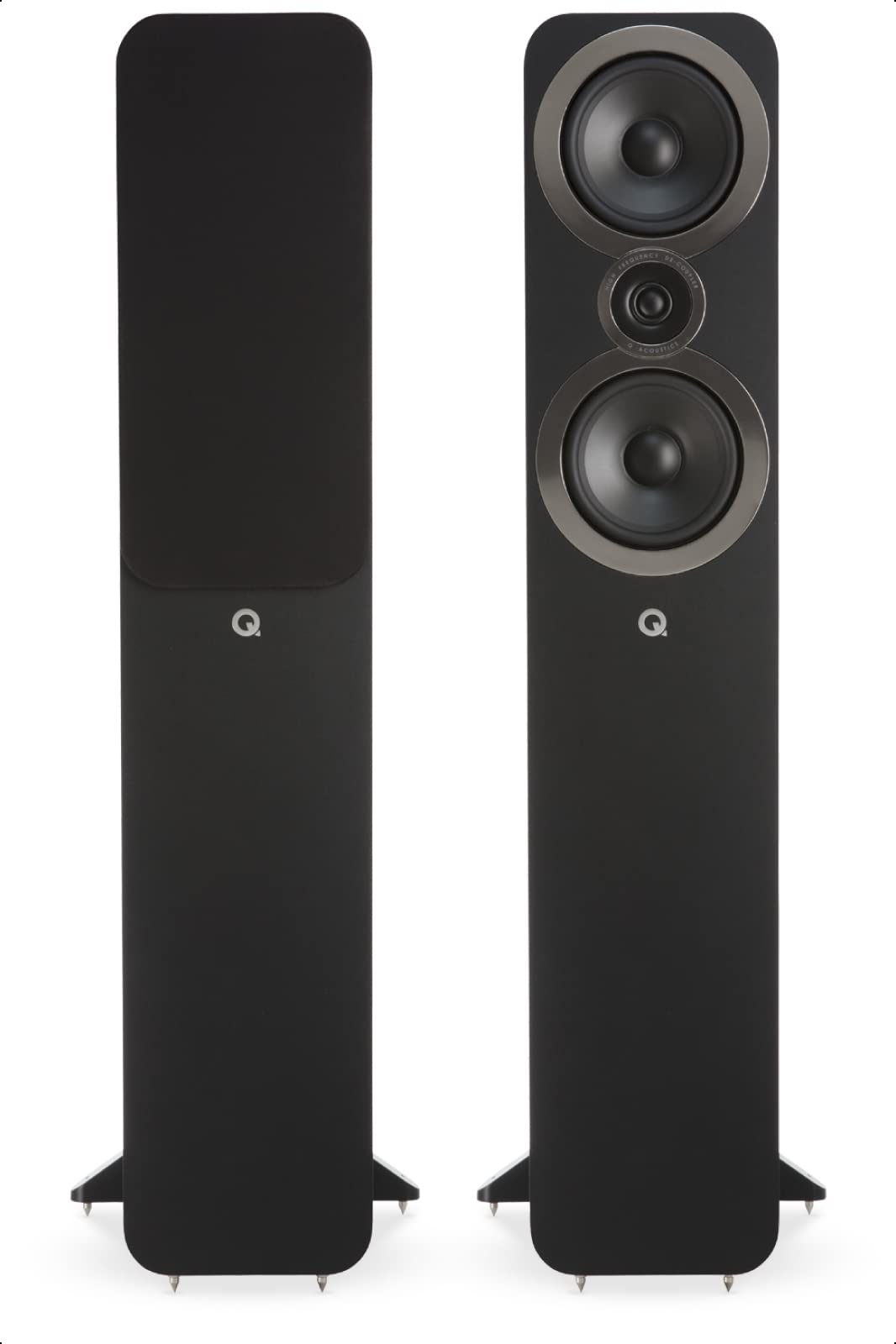 Q Acoustics 3050i Standlautsprecher QA3556 in Schwarz/Paar