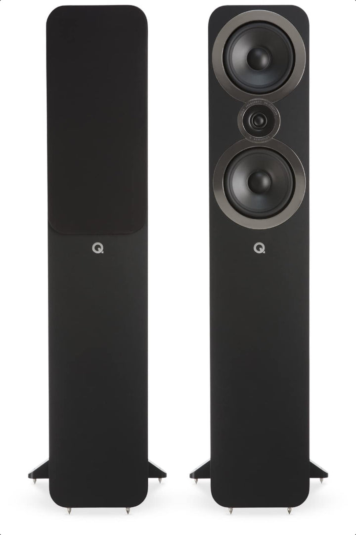 Q Acoustics 3050i Standlautsprecher QA3556 in Schwarz/Paar