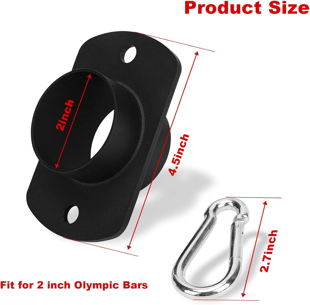 T-Bar Row Platform Landmine Eyelet Attachment for 5.1 cm Olympic Bar, Landmine Row Handle Standard B