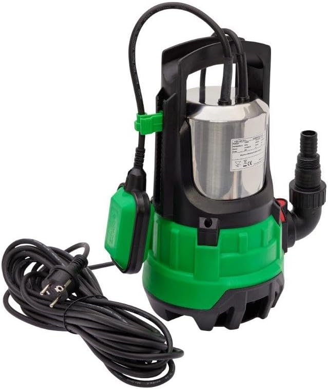 CHM GmbH® Tauchpumpe flachsaugend bis 1mm 250 Watt Flachsaugpumpe