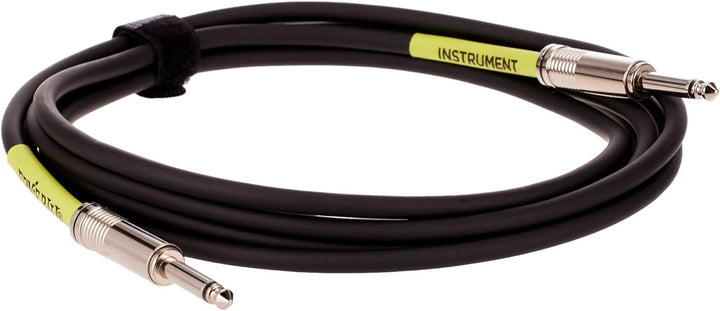 Ernie Ball Instrumentenkabel, gerade/gerade, 3 m, Schwarz 3,05 m Schwarz, 3,05 m Schwarz
