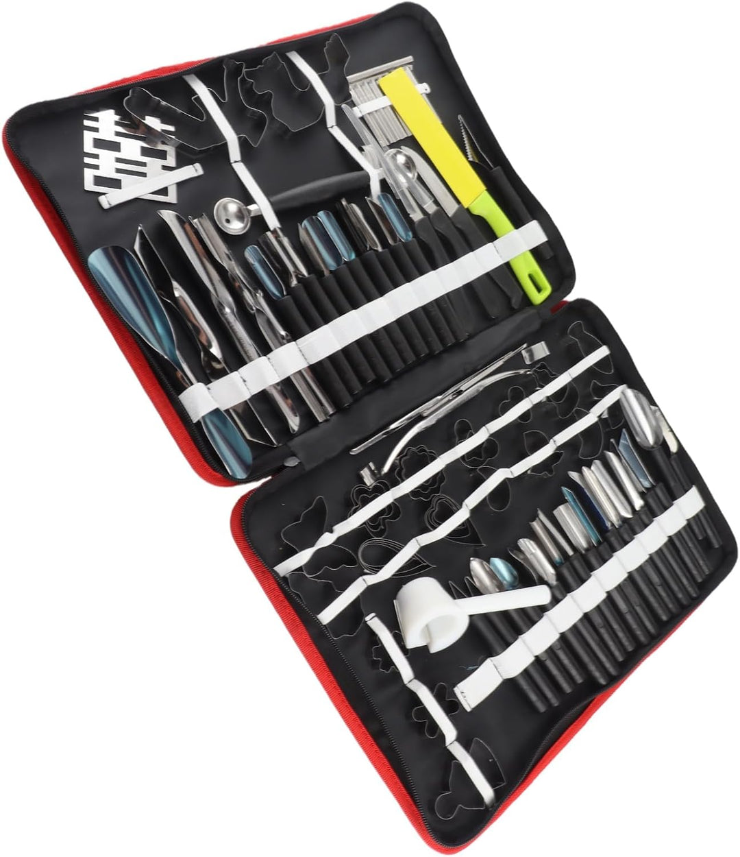 Kulinarische Schnitzwerkzeuge Set, 80 Teile / satz Tragbare Kulinarische Schnitzwerkzeuge Peeling To