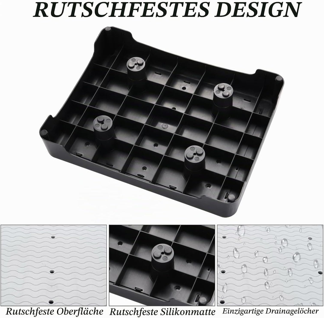 Anti-Rutsch Halbstufe, One Step Stool für Senioren, Tragbare Tritthocker Bis 200 Kg, Stapelbare Halb