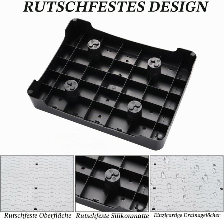 Anti-Rutsch Halbstufe, One Step Stool für Senioren, Tragbare Tritthocker Bis 200 Kg, Stapelbare Halb