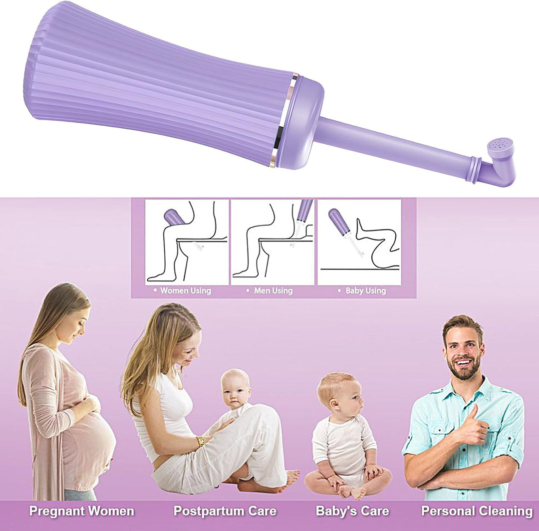 Dammflaschen Für Feminine Hygiene | Bidet Reinigungssprüher 400ml,Manuelles Handheld Tragbares Bidet
