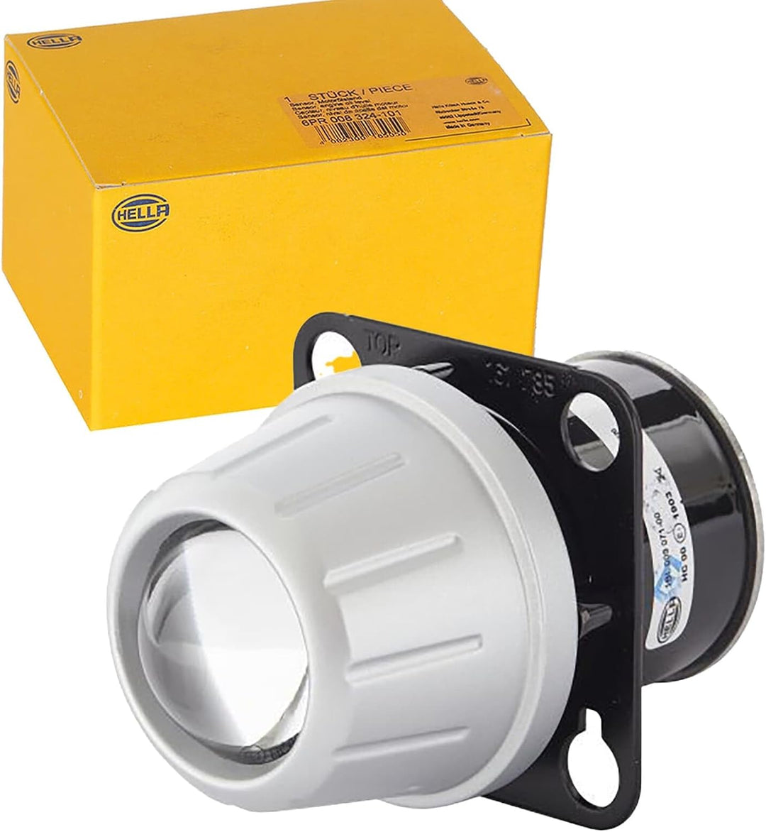 HELLA - Halogen/DE-Hauptscheinwerfer - Premium 50 - 12V - rund - Einbau - Lichtscheibenfarbe: transp
