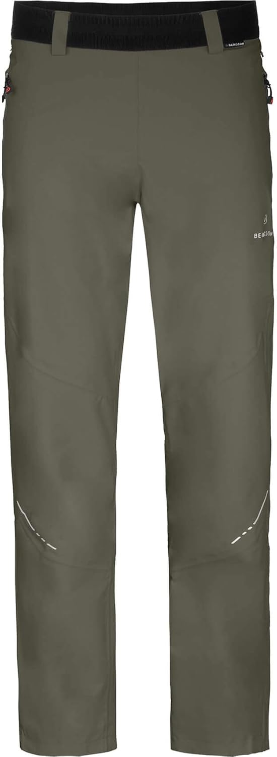 Bergson Seeth Thermo | Herren (Über-) Regenhose - recycelter Oberstoff, PFC-frei, elastischer Comfor