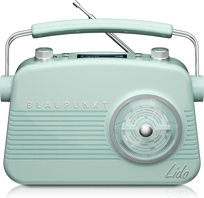 Blaupunkt Nostalgie Radio mit DAB+ Lido BL - Bluetooth 5.0 - Kopfhöreranschluss - DAB+ Senderspeiche
