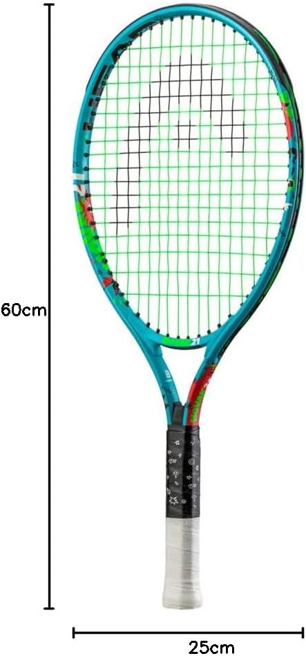 HEAD Novak 21 Tennisschläger, Blau, Griffstärke 05, 4-6 Jahre