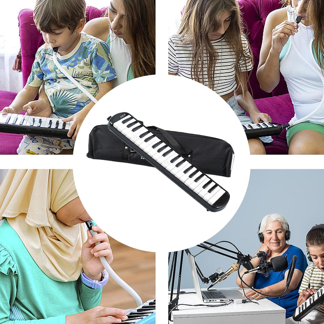 Melodica 32 Tasten | Melodica Instrument mit 2 Mundstücken | 32 Tasten Keyboard Harmonium Instrument