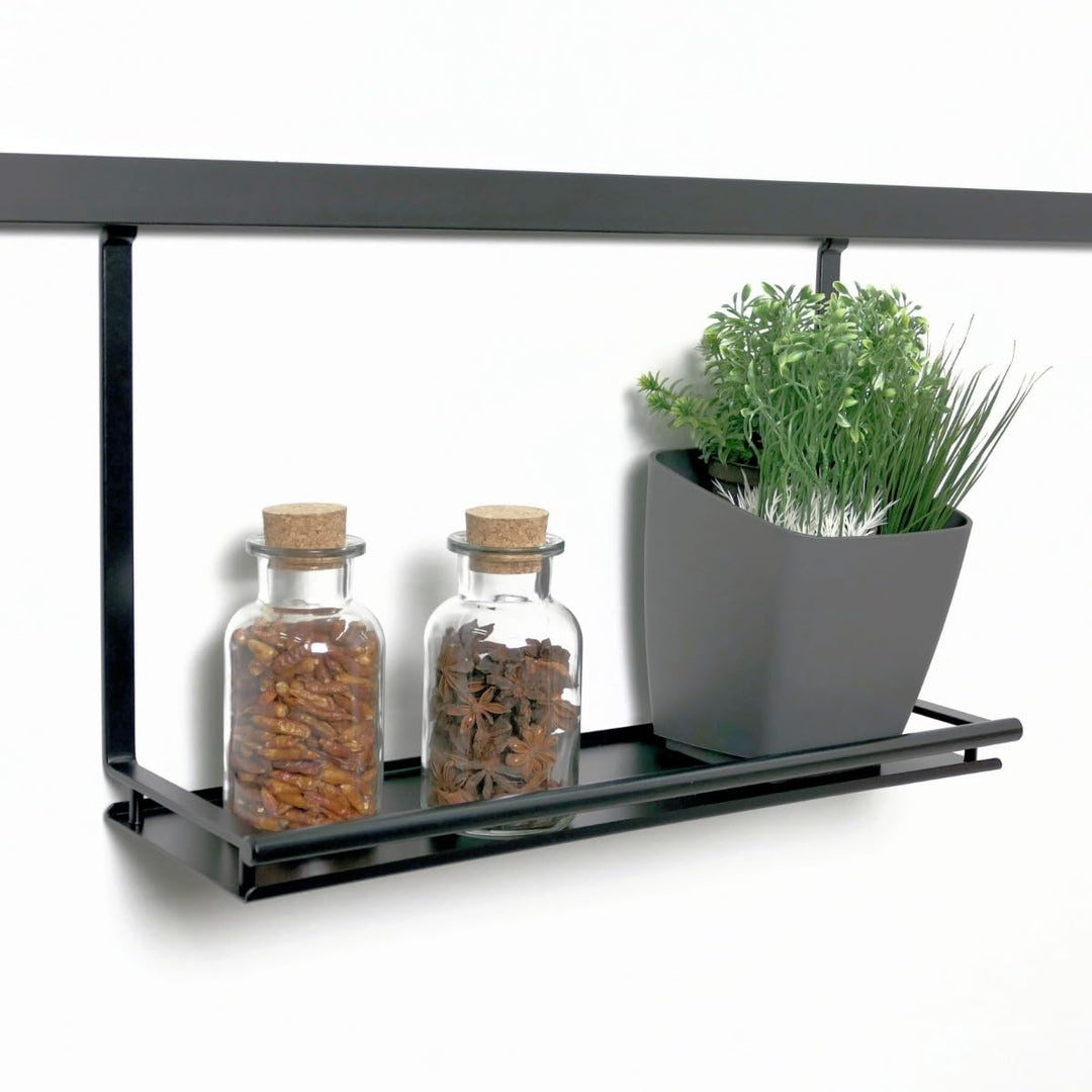 Kesseböhmer Linero style Universalablage schwarz 440 x 150 x 271 mm zum Einhängen von SOTECH, Univer