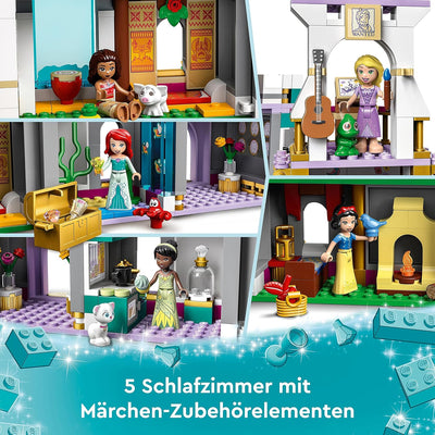 LEGO | Disney Princess Ultimatives Abenteuerschloss, Prinzessinnen-Schloss-Spielzeug, baubares Haus