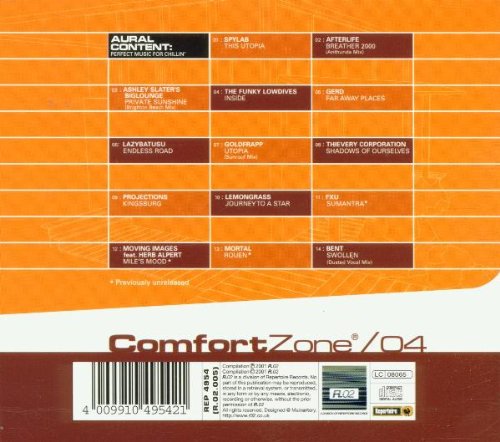 Comfort Zone Vol.4, Audio-CD