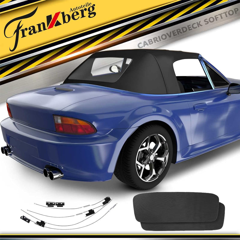 Frankberg Cabrioverdeck Softtop Verdeckbezug Schwarz für Z3 Roadster E36 1.8L-3.2L 1995-2003 5431841