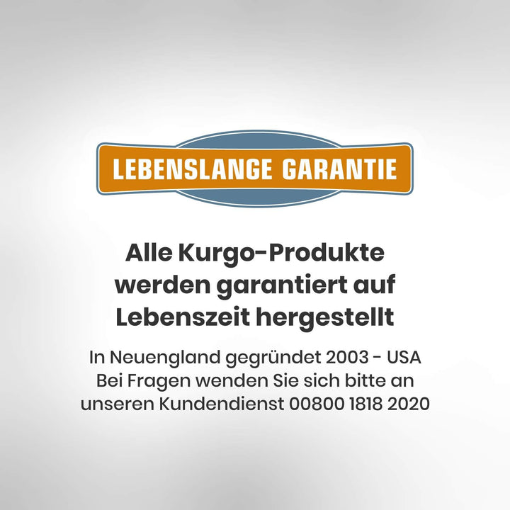 Kurgo Impact Hunde-Autogeschirr, Crashtest-geprüft für mehr Sicherheit, Für Hunde von 34-47 kg geeig