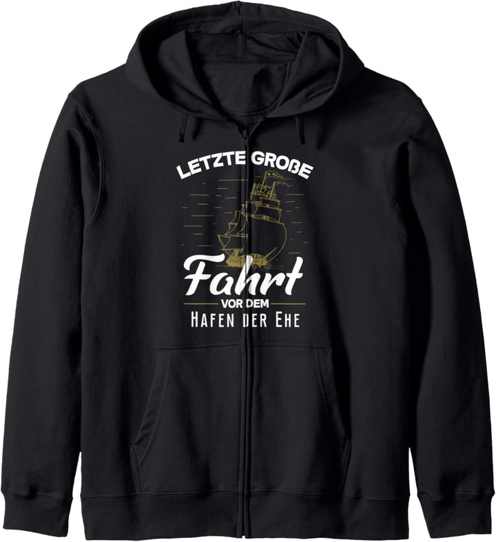 Letzte grosse Fahrt vor dem Hafen der Ehe, Junggesellen Kapuzenjacke