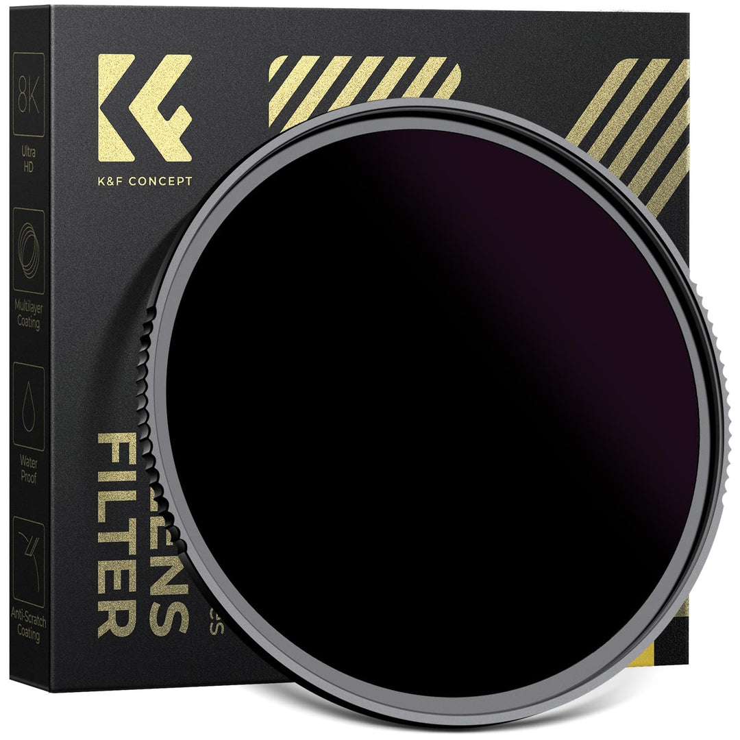 K&F CONCEPT Nano-X Serie 95mm ND100000 Filter Fester ND Filter Graufilter (16,6 Blendenstufen), 95mm