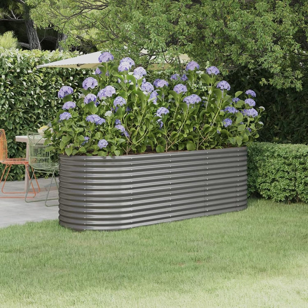 Tidyard Holz-Garten-Hochbeet Blumenkübel Pflanzkasten 224 x 80 x 68 cm (L x B x H),Blumenkasten Blum