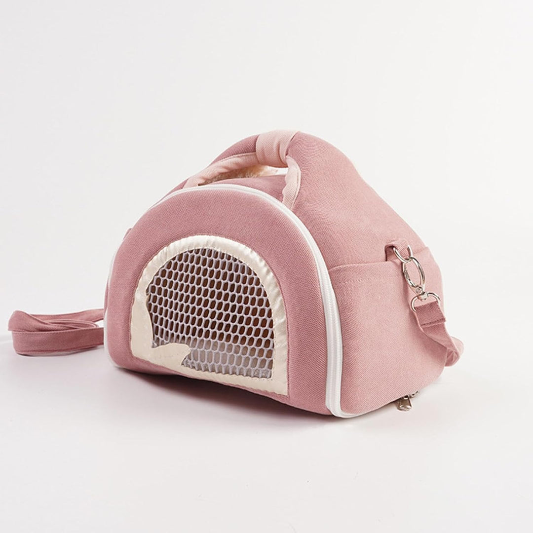 Tragetasche für Kleintiere, für Hamster, Hasen, Igel, Vögel, Kleintiere, mit Reissverschluss, atmung