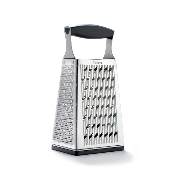 Cuisipro 746850 5-in-1 Turmreibe Reiben, Edelstahl 301-Klinge, 304-Rahmen, PP Griff, TPR/ABS-Bodente