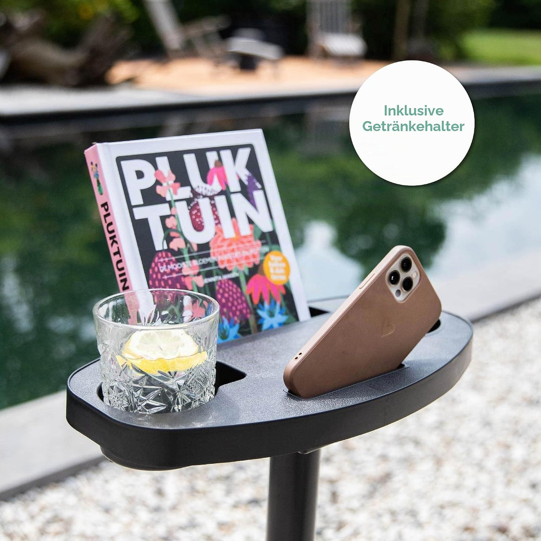 VITA5 Hängematte mit Gestell und Beistelltisch - Hängematte Outdoor für den Garten, Pool & Balkon -