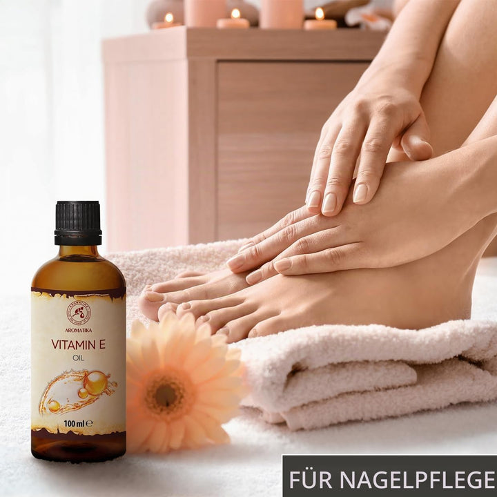 Vitamin E Öl 100ml - Natürlich - Reich an Vitamin E - Vitamin E Oil - Pflege für Gesicht - Körperpfl