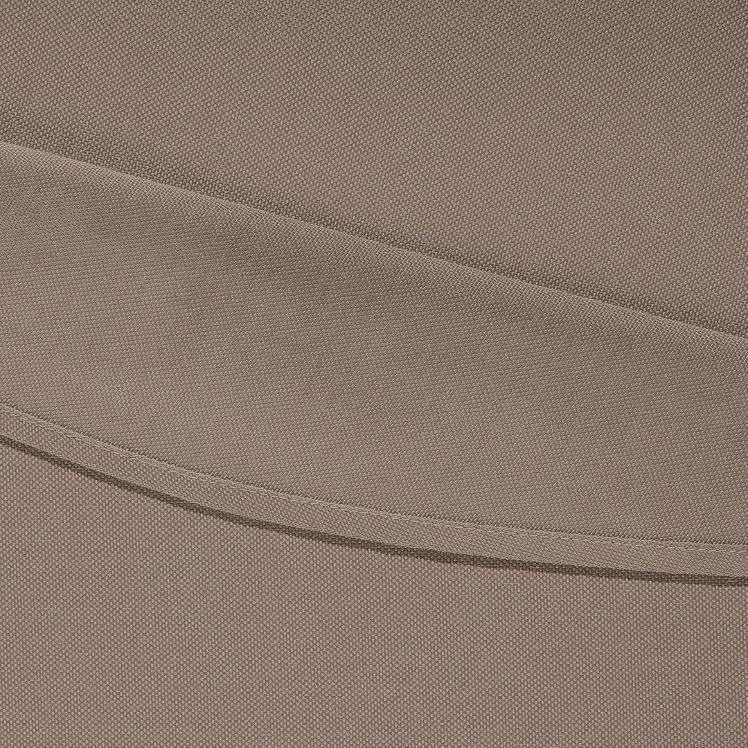 Erwin Müller Tischwäsche, Tischdecke Uni, Madrid Taupe Grösse rund: 160 cm Ø - angenehme, weich flie