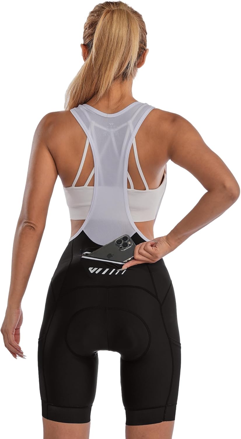 Lo.gas Fahrradhose Damen Gepolstert Mit TräGer Fahrrad TräGerhose Damen Bib Shorts Fahrradhose Schne