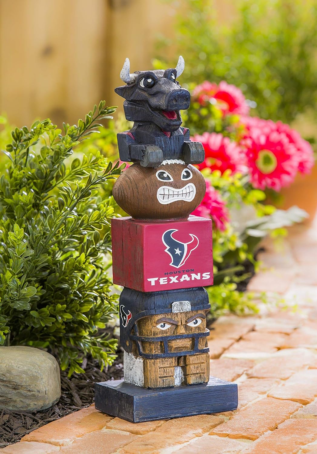 Team Sports America NFL Unisex NFL Tiki Totem Houston Texans 41 cm Houston Texans, Houston Texans 41