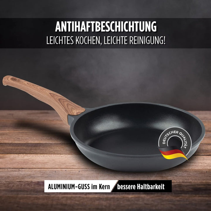 ROSMARINO Profi Bratpfanne 20 cm - Pfanne mit hervorragende Wärmeverteilung und Wärmeleistung - Raff