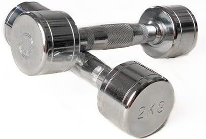 Oliver – Chrom Kurzhanteln Set 2x 10kg – Hantelset für Männer & Frauen – verschiedene Gewichte von 1