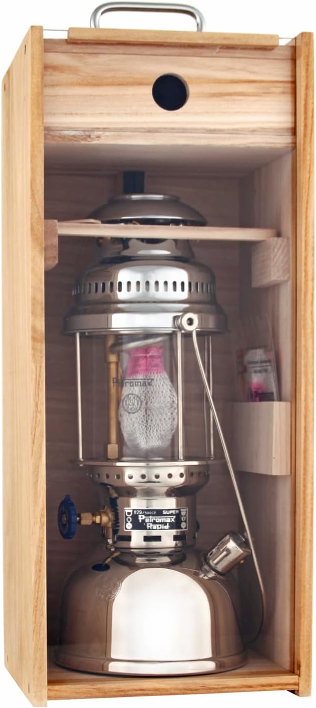 Petromax Holzbox mit Plexiglasscheibe, für HK 350/HK500