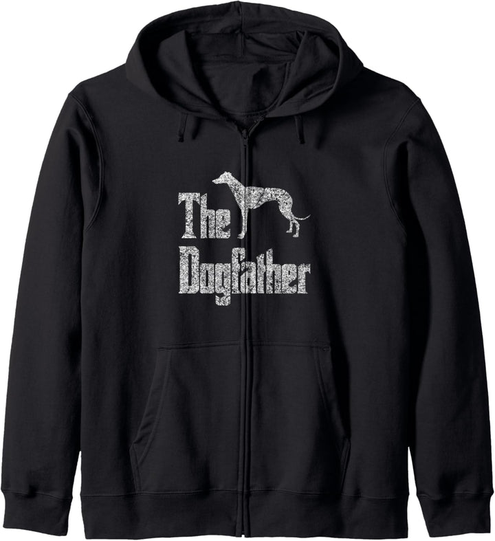 The Dogfather, Hund, Geschenk, lustiges Greyhound Kapuzenjacke