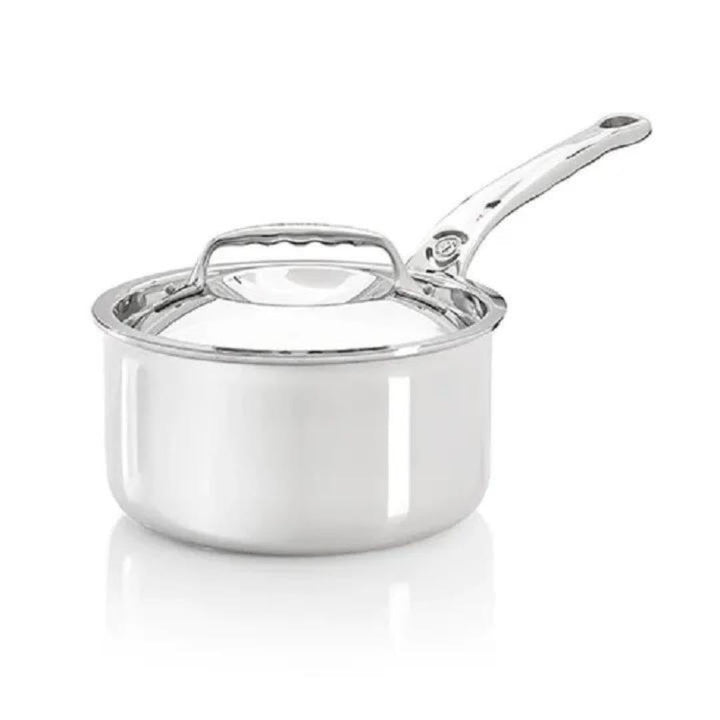 de Buyer - Stielkasserolle Affinity Mit Deckel - 20cm - 3746.20, Silber