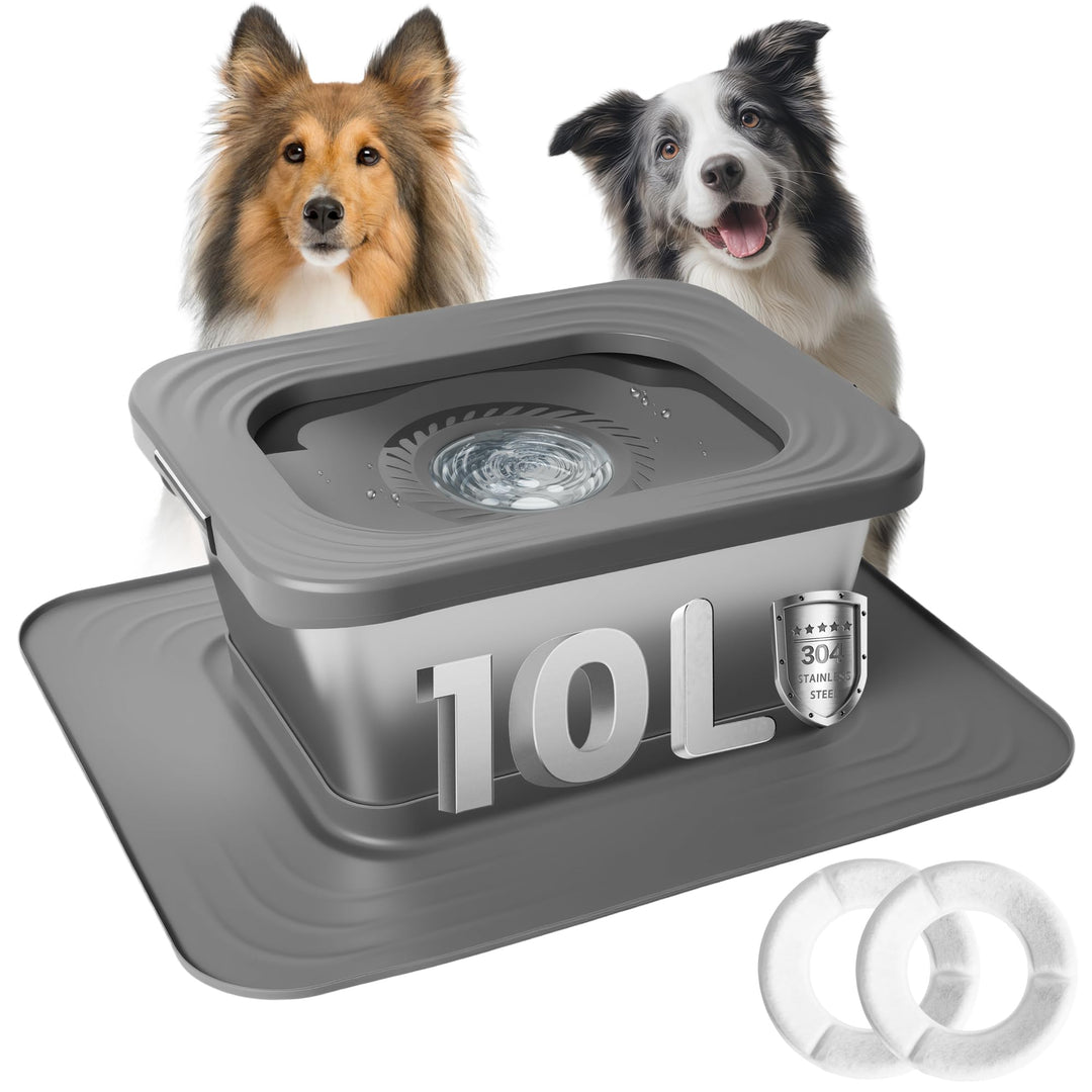 Bostar 10 l, Trinknapf für Hunde, Edelstahl