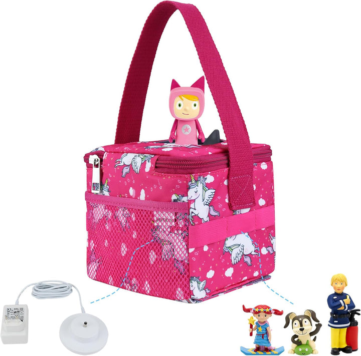 Tragetasche kompatibel mit Toniebox, Aufbewahrungsbehälter kompatibel mit Tonie Hörfiguren, Motif Ei