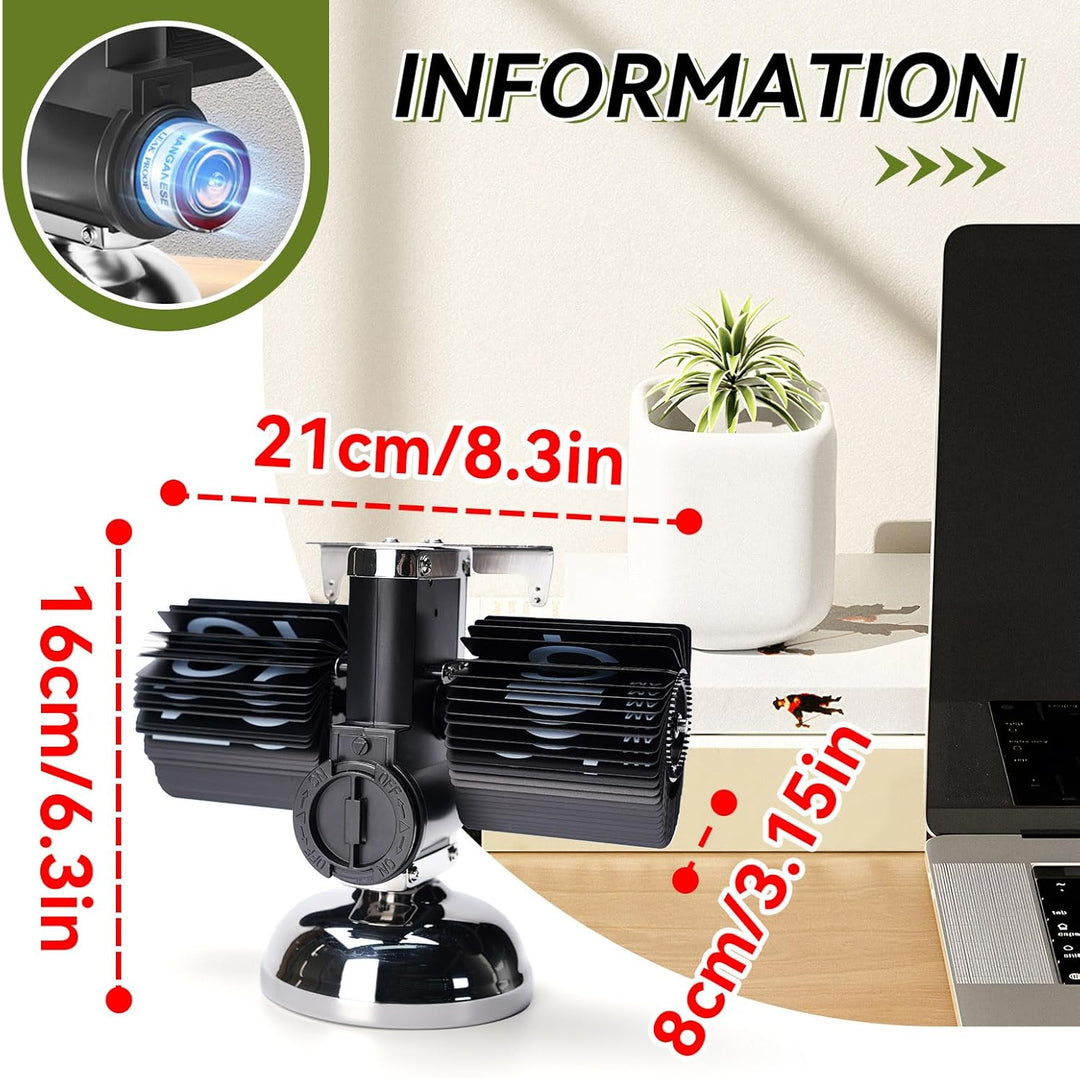 Tischuhr Vintage Retro Flip Uhr, Retro-Flip-Down-Uhr Mit GrossEn Ziffern, Tischuhr Digital Mit Batte