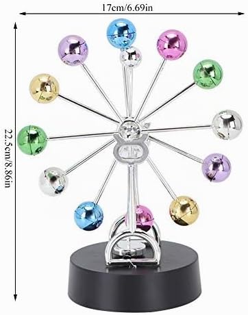 EBTOOLS Perpetuum Mobile, Physik Mechanik Science Toys, Art Asteroid, Revolving Ball Rotation Perpet