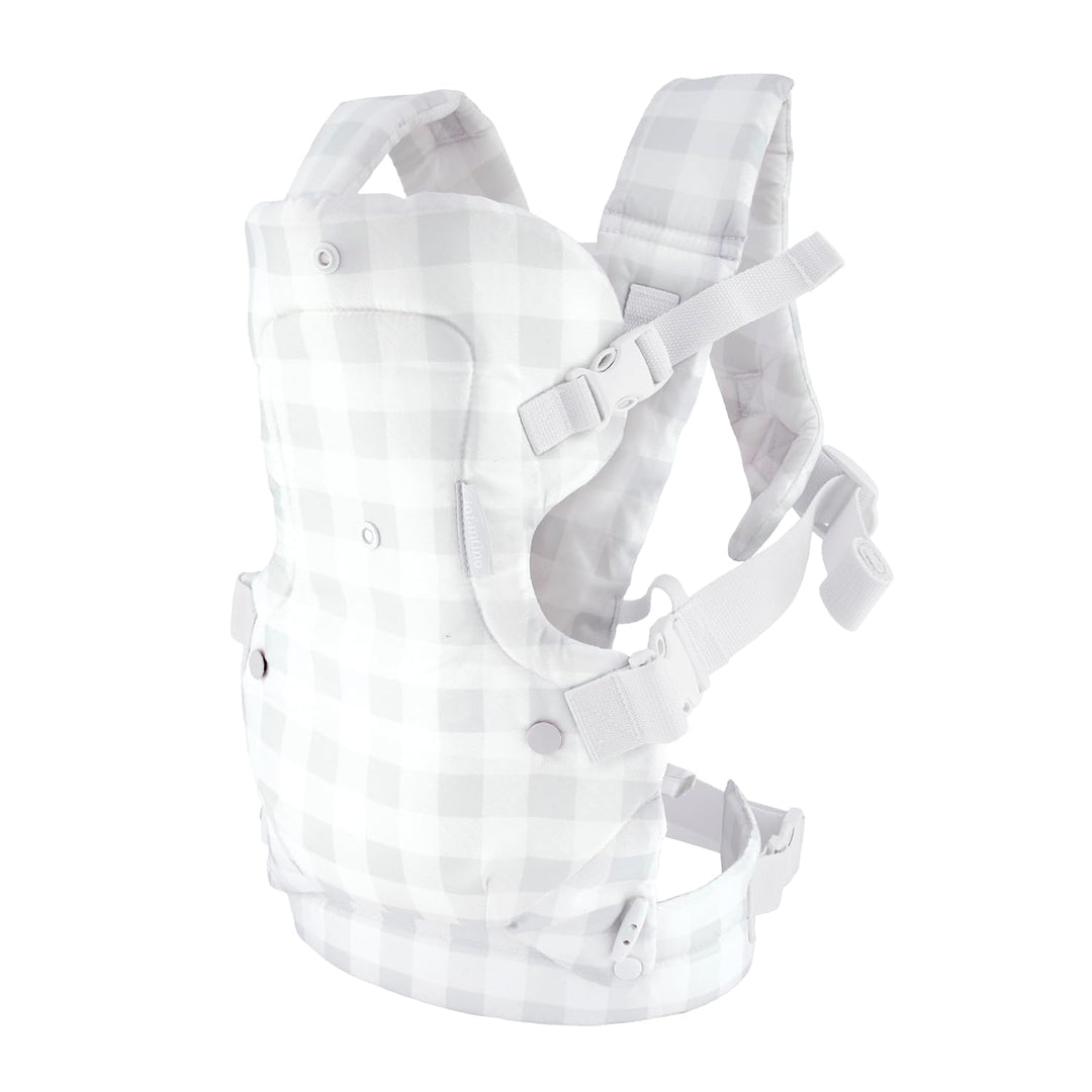 Infantino Babytrage Flip Advanced 4-in-1, Ergonomische und Umwandelbare Babytrage, Trage für Front u
