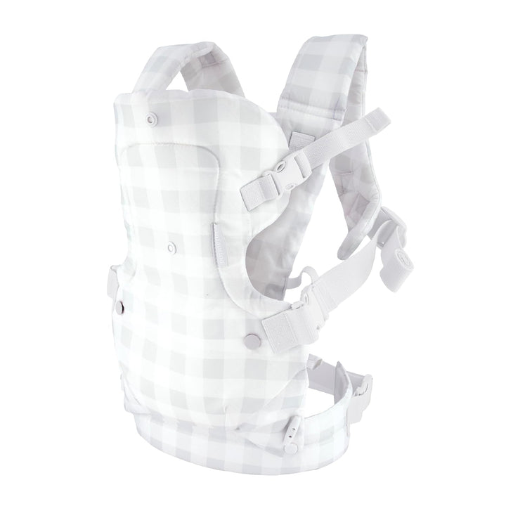 Infantino Babytrage Flip Advanced 4-in-1, Ergonomische und Umwandelbare Babytrage, Trage für Front u