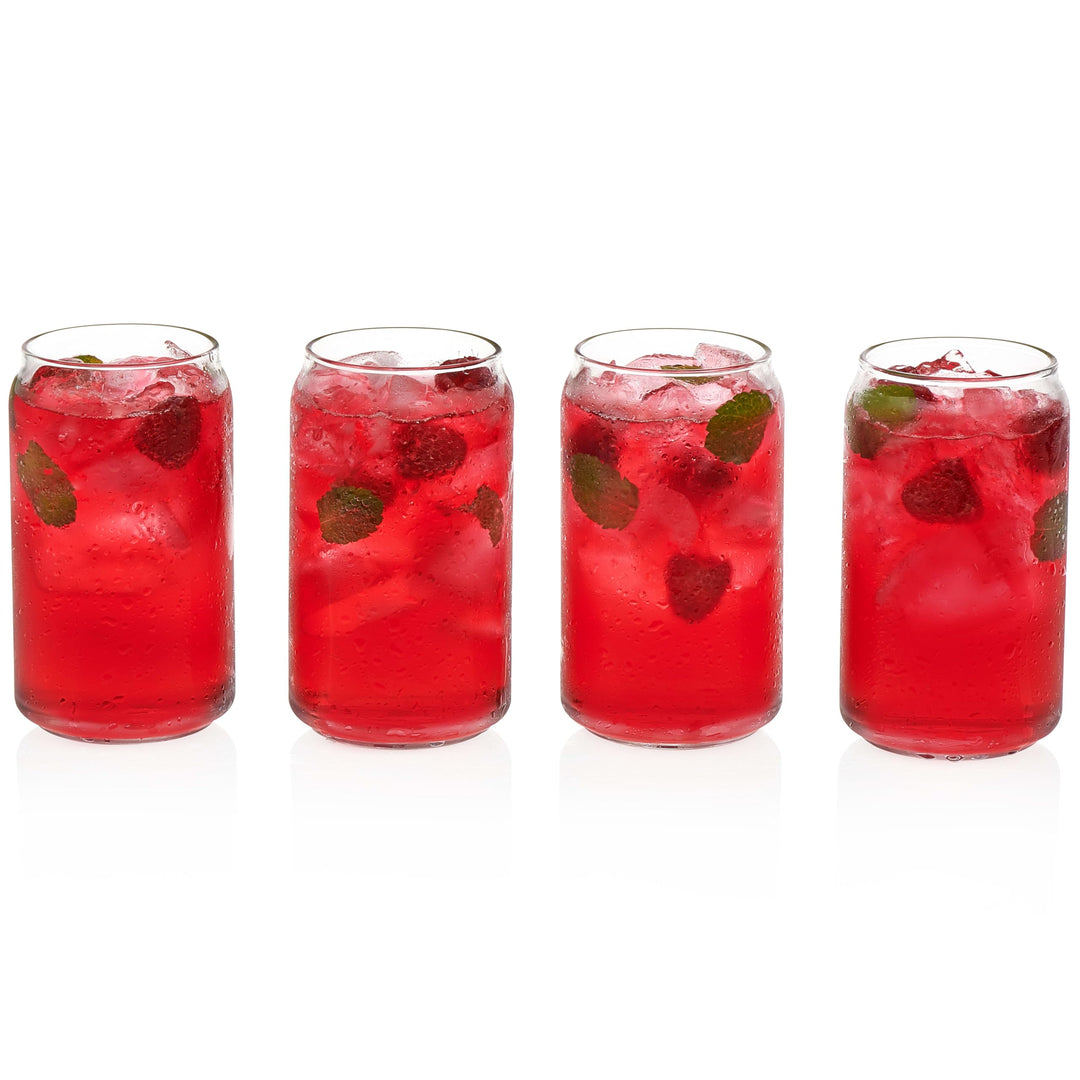 Libbey Klassische Dosengläser, 473 ml, 4 Stück 4 Stück (1er Pack), 4 Stück (1er Pack)