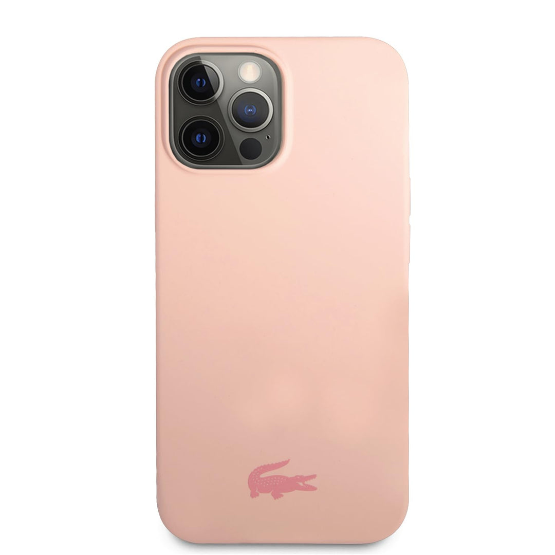 Lacoste LCHCP14XSI Hülle für iPhone 14 Pro Max 6,7" Hell-Pink hardcase Silicone