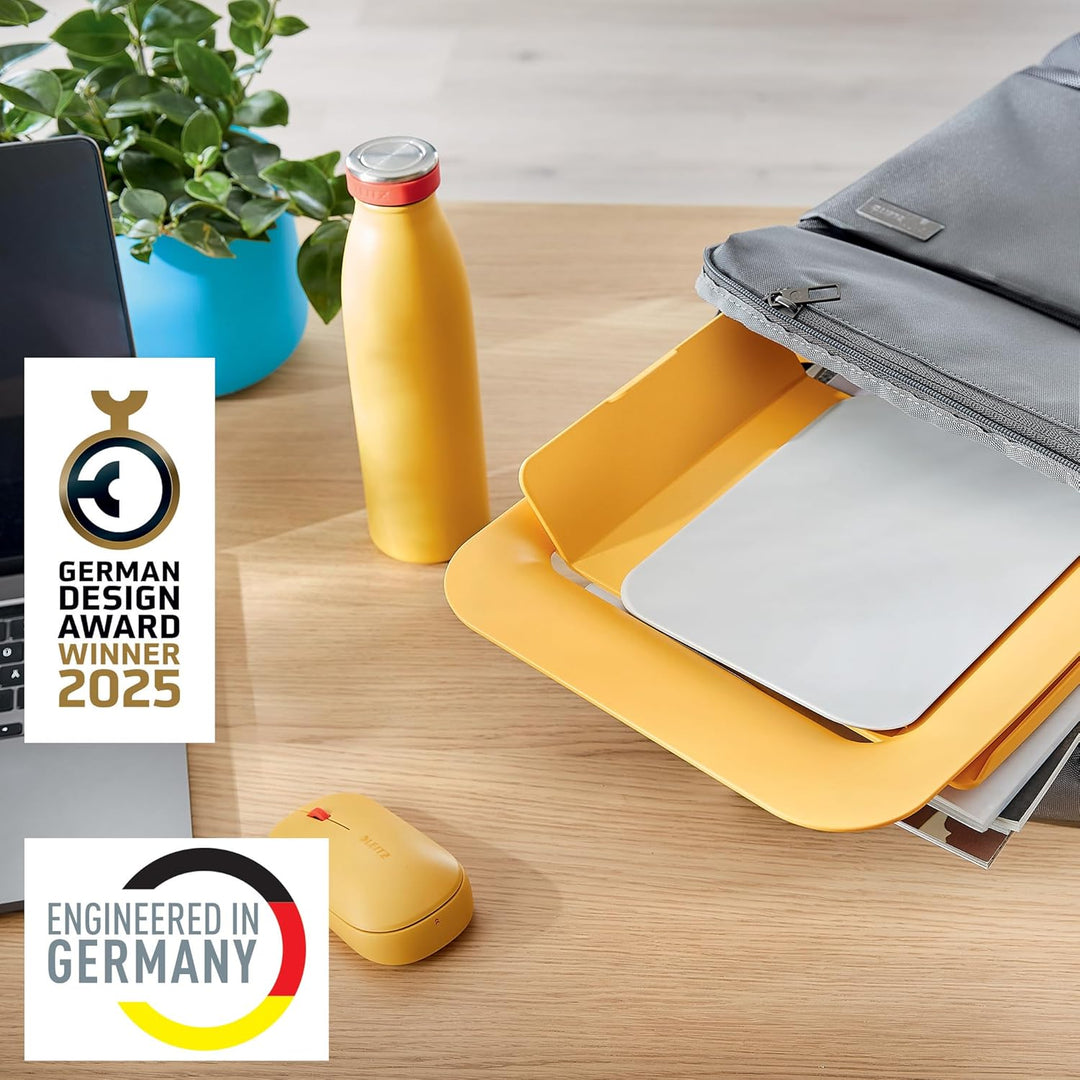 Leitz Höhenverstellbarer Laptopständer, Kompakte Laptop-Erhöhung mit 4 Höhen für 13“-15“ Notebooks,