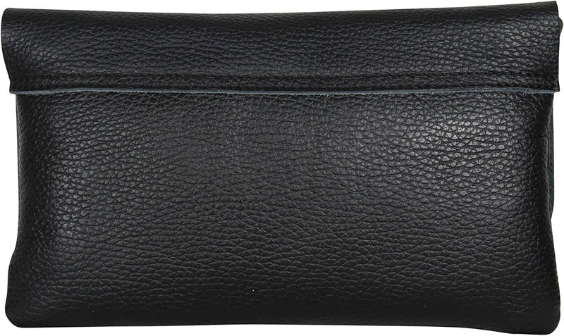 AmbraModa GLX11 - Damen Umhängetasche, Clutch, Handytasche aus echtem Leder mit abnehmbarem und vers