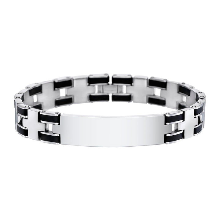 LOTUS STYLE Armband LS1177-2/4 Men In Black Edelstahl 197.00 mm für Herren