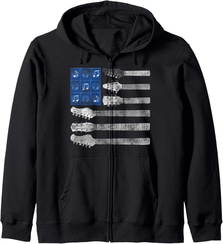 Trendy Flag Of Music Kapuzenjacke